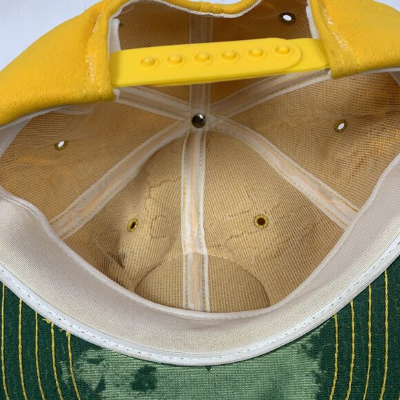 Vintage Duke Power "Citizenship Service" Yellow Snapback Hat - Picture 10 of 13